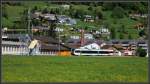 Ein RABe 526 GTW von Thurbo trifft in Sargans ein. (05.05.2013)