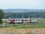 tpf - Regio nach Neuchatel unterweg bei Ins am 01.08.2008