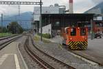 Rangierfahrt von Tm 2/2 93 in Untervaz-Trimmis am 16.06.2017.