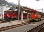 Ge 4/4 609 und Tm 2/2 114 in Davos Platz