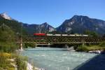 Ge 4/4 603 auf der Rheinbrcke Reichenau Tamins - 27/06/2011