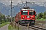 RE1240 mit Ge 4/4 II 626  Malans  bei Haldenstein.