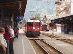 Ge 4/4 624 mit einem RegioExpress nach Scuol-Tarasp in Klosters-Platz.