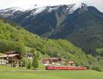 RhB Ge4/4 622 mit Regio unterhalb Klosters - 19/05/2008