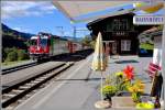 Zwischen vier und sechs Zügen pro Stunde fahren durch den Bahnhof Saas i/Prättigau.