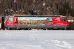 Nochmal im Detail die Weltrekord Fahrt Ge 4/4 III mit der 544kurz vor Bever aus Richtung Chur am 16.01.2025. Diese Stelle ist perfekt für den Mittag bis zum Ende des Tages zu dieser Jahreszeit !