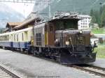 RhB Ge 6/6 I 412 mit dem Alpine Classic Pullman Express anlsslich des Jubilum 100 Jahre Albulalinie am 17.08.03 in Preda