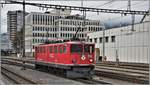 Ge 6/6 II 705  Pontresina/Puntraschigna  in Landquart.