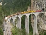 Gterzug uber die  LANDWASSERVIADUKT  - 20/06/2011