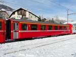 RhB - Personenwagen 1 Kl. A 1226 in Celerina am 01.01.2010 ... 2010:01:01 15:01:01, Belichtungsdauer: 0.002 s (10/5000) (1/500), Blende: f/7.1, ISO: 100, Brennweite: 5.00 (50/10)