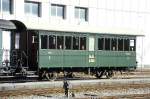 RhB - A 1102 am 14.03.1999 in Landquart - Historischer 1.Klasse Personenwagen 2-achsig mit Seitengang - Baujahr 1903 - SIG - Fahrzeuggewicht 10,27t - Sitzpltze 24 - LP 10,44m - zulssige