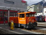 RhB - Rangierlok Geaf 2/2 20607 im Bhf.