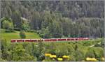 IR1136 von St.Moritz nach Chur oberhalb Filisur.