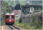 S1 1523 mit Be 4/4 514 hat soeben Landquart Ried Richtung Igis verlassen. (26.07.2010)