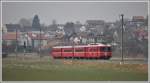 S1 1523 mit Be 4/4 511 hat freie Fahrt bei Malans. (16.02.2011