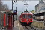 Be 4/4 514 als S1 1513 nach Rhzns in Landquart Ried. (24.03.2013)