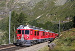 52 und 53 mit dem R 1632 (Tirano-St.Moritz) bei Alp Grüm 23.8.16