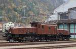 SBB Historic / Eurovapor: Doppeltraktion Elefanten am Gotthard  SBB Historic Krokodil Ce 6/8 II Nr.