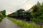 Ce 6/8 14305 mit historischer SBB-Komposition am 17.5.2008 zwischen Hettlingen und Winterthur. 