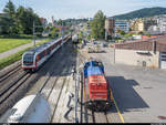 SBB Cargo Am 843 062 mit dem Traktorgüterzug aus Luzern am 24.