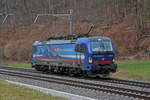 Siemens Vectron 193 521-2 fährt Richtung Bahnhof Tecknau.