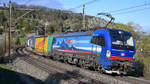 193 523  Lahn  auf Bergfahrt in Villnachern AG (CH) am 03.04.2021.