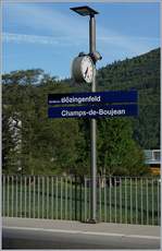 Zwar noch meilenweit von  Llanfairpwll­gwyngyllgogery­chwyrndrobwll­llantysilio­gogogoch  entfernt, dürfte die Haltestelle  Biel/Bienne Bözingenfeld/Champs-de-Boujean  mit 41 Buchstaben bzw. Zeichen sich wohl rühmen, den längsten Stationsnamen in der Schweiz aufzuweisen.
16. Mai 2017