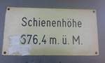 Detail aus früheren Zeiten. Die Infotafel über die Schienenhöhe traf ich in St. Gallen Haggen SOB an.

St. Gallen Haggen, 21.05.2020