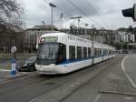 Glattalbahn - Be 5/6 3077 unterwegs auf der Linie 10 in Zrich am 01.01.2013