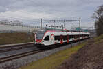 RABe 521 011, auf der S1, fährt Richtung Bahnhof SBB.