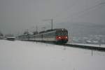 Trotz kaltem Wetter wartete ich am Nachmittag des 12.12.2008 zwischen Winterthur und Hettlingen auf eine Mirage.