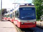 Forchbahnkomposition Be 4/6 am 20.5.04 im Zollikerberg.