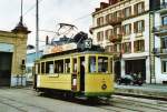 Das Oldtimertram Nr. 73 der TN Neuchtel am 3. Mai 2009 beim Dpt