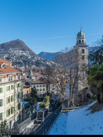 Das Funicolare Lugano-Stazione wurde in den letzten Monaten umfassend erneuert und konnte Anfang Dezember 2016 mit neuen Wagen auf neuer Fahrbahn und mit neuen Stationen seinen Betrieb wieder