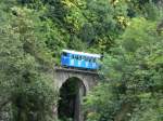 Funicar Locarno-Orselino / Wagen 2 unterwegs am 23.08.2014