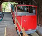 Die Giessbachbahn wurde 1879 eröffnet und gilt als älteste Standseilbahn Europas.