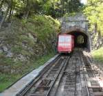 Kreuzungsstelle in der 1.Sektion,2118m länge mit max.66% Steigung.28.05.15