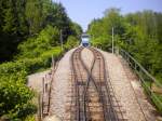 Standseilbahn Cossonay Gare-Ville (CG), Ausweichstelle - 04.05.2011