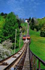 Schweizer Standseilbahn Les Avants - Sonloup (19.05.1986)