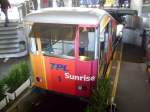 Hier Wagen 1 der Standseilbahn vom Bahnhof Lugano in die Stadt.