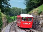  Wagenkreuzung  auf dem steilsten Streckenstck (38%); 080901