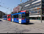 RBS / Bern Mobil - Tram Be 4/10  84 unterwegs in der Stadt Bern am 08.08.2020