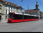 Bern Mobil - Be 4/6 755 unterwegs auf der Linie 7 in der Stadt Bern am 25.06.2023