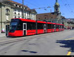 Bern Mobil - Tram Be 6/8 911 unterwegs in der Stadt Bern am 2024.07.23