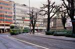 Straßenbahn Bern, Be 8/8 719 auf der Linie 9 nach Wabern am Bubenberg-Platz (evtl. 1986)