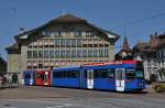 Be 4/10 mit der Betriebsnummer 87 auf der Linie 6 beim Casinoplatz in Bern. Die Aufnahme stammt vom 05.08.2013.