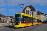 Be 8/10 TINA 4206 überquert am 04.11.2024 als Dienstfahrt die Mittlere Rheinbrücke. Aufnahme Basel.