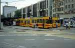 Basel BLT Tram 10 (Be 4/8 255, ex 4/6 255) / Tram 11 (Be 4/6 204) Aeschenplatz am 7.