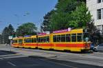 Be 4/8 239 zusammen mit dem Be 4/6 229 auf der Linie 17 an der Haltestelle CIBA. Die Aufnahme stammt vom 11.06.2014.