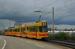 Be 4/8 210 zusammen mit dem Be 4/6 109 auf der Linie 10 fahren Zur Haltestelle M-Parc.